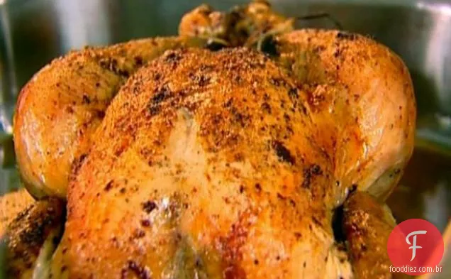 Frango com limão com Croutons