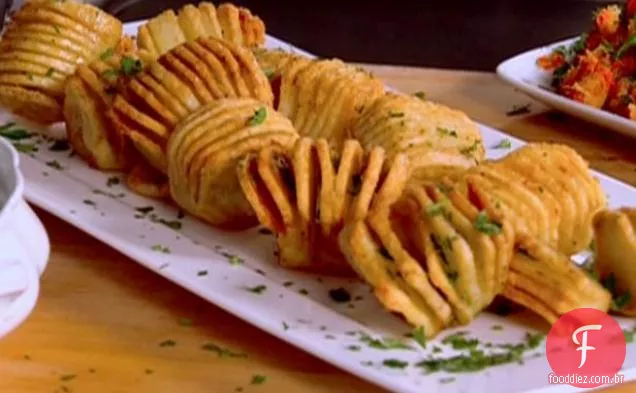 Batatas Assadas Hasselback
