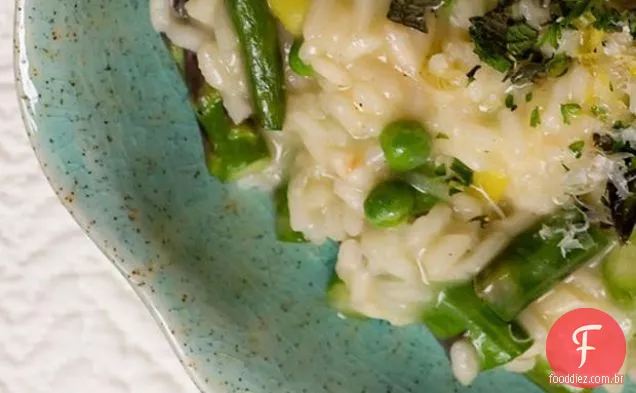 Risoto Vegetal Da Primavera