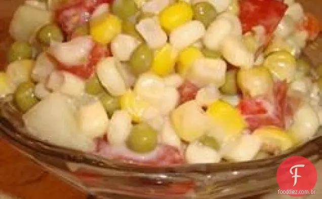 Salada de milho de verão de Kim
