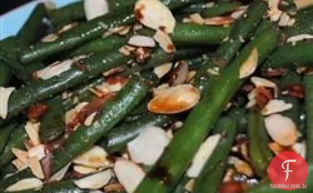 Salada De Feijão Verde Amêndoa Torrada