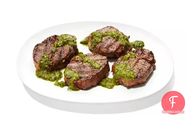 Bife De Lombo Simples Com Chimichurri