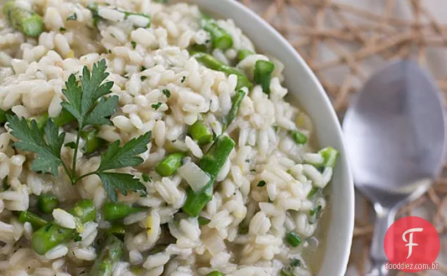 Risoto De Espargos Limonados