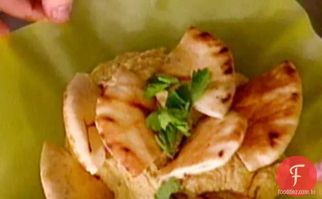 Hummus picante com Pita grelhada