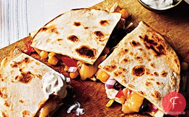 Quesadillas De Frango Picante