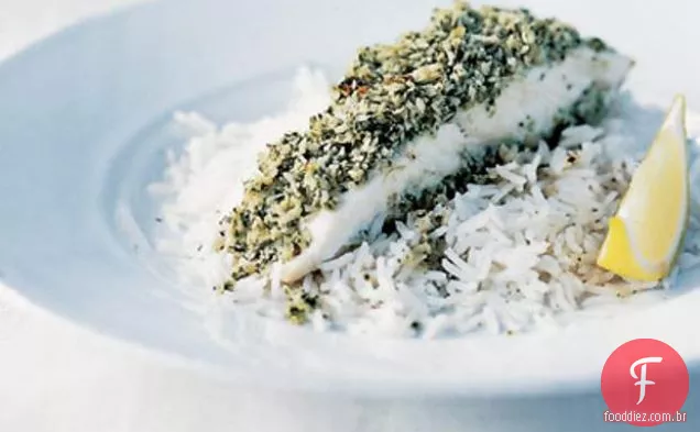 Pacotes De Peixe Com Coentro, Gengibre E Coco