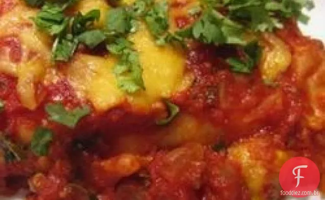 Enchiladas de carne com Molho Vermelho Picante