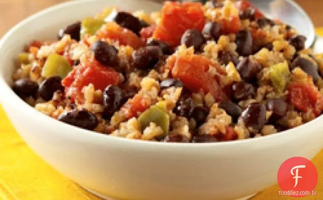 Cajun Feijão Preto E Arroz Integral
