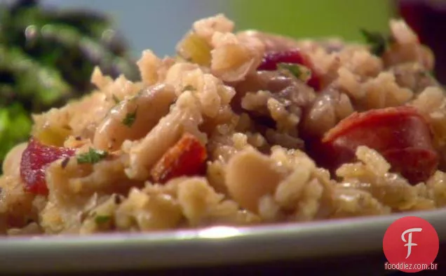Hoppin ' Jason: Cannellini e arroz com salsicha Andouille