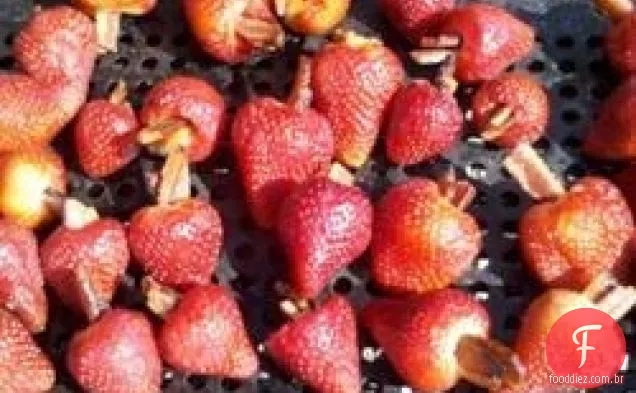 Morangos Recheados Com Bacon Grelhado