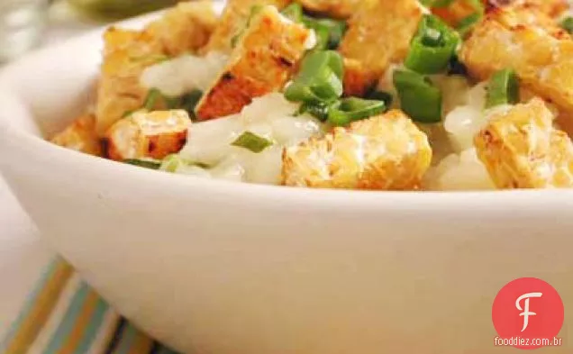 Risoto de limão com Tempeh