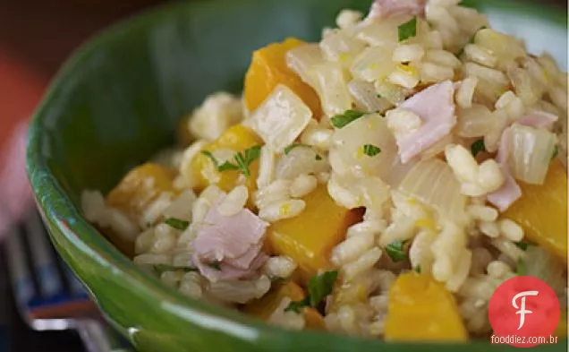 Risoto De Abóbora Com Prosciutto