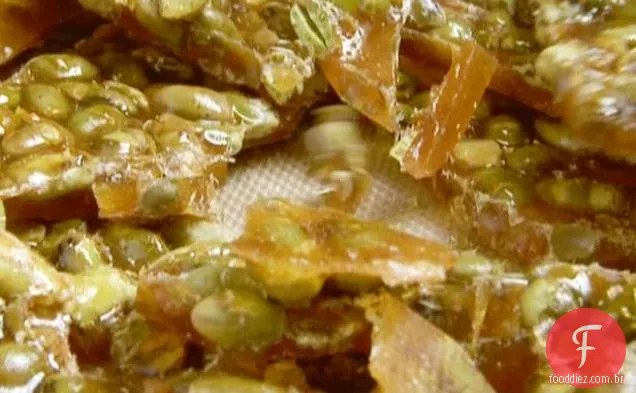 Edamame Seco Assado Quebradiço