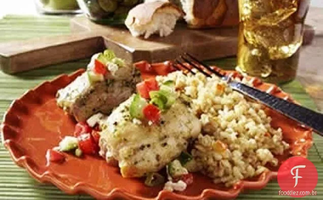 Receita De Frango E Arroz Em Estilo Grego