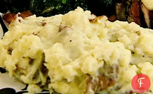 Alho Assado Purê De Batatas