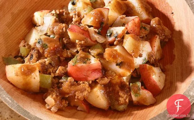 Picadillo Con Carne de Res (Hash de batata e carne)