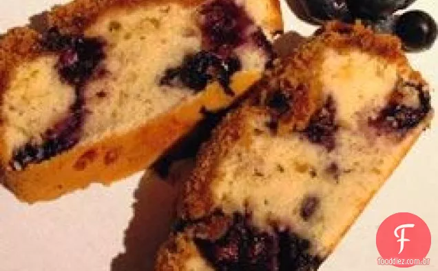 Bolo De Café De Mirtilo Sem Açúcar