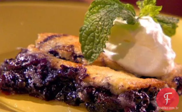 Anita's Blueberry Cobbler