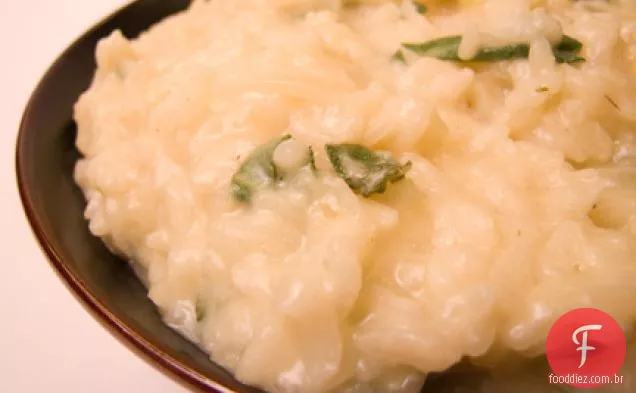 Risoto Com Cebola E Sálvia