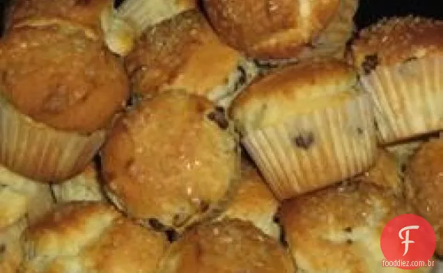 Chocolate Chip Cream Cheese Muffins