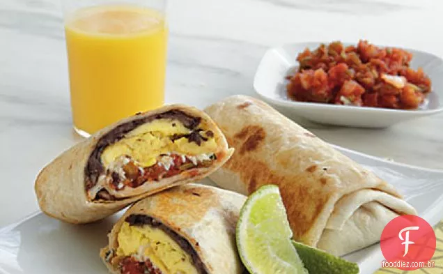 Café Da Manhã Mexicano Burritos