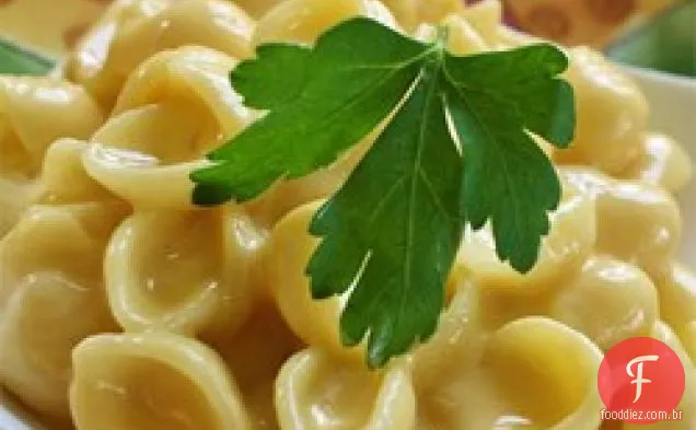 Macarrão de microondas e queijo