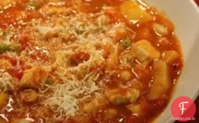 Canja De Galinha Au Pistou