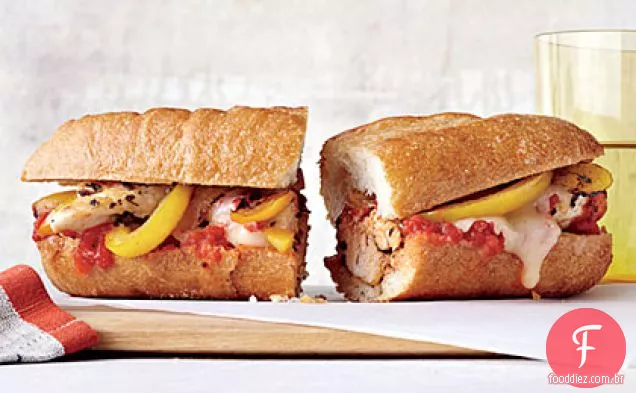 Frango com queijo e pimenta Subs