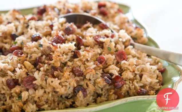 Arroz Selvagem E Recheio De Cranberry