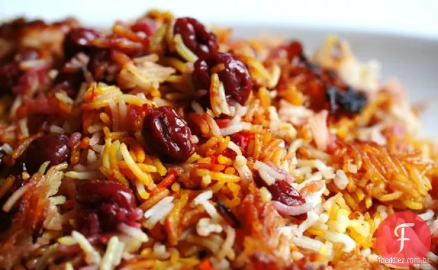 Arroz De Açafrão De Cereja Azeda Persa