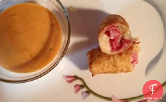 Egg Roll Reuben Wraps