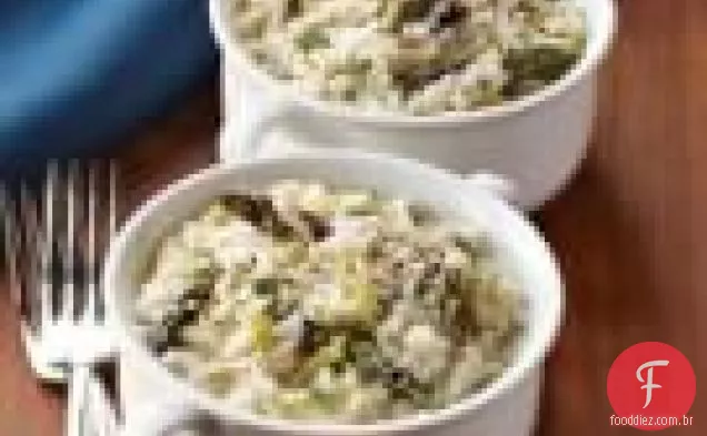 Risoto Assado Com Espargos Grelhados