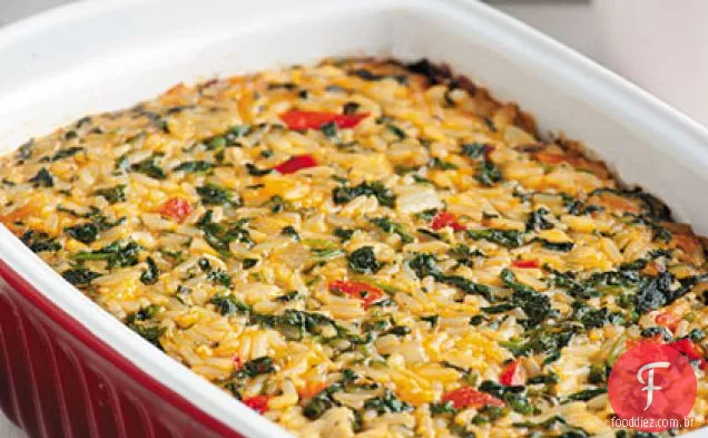 Espinafre Cozido E Arroz
