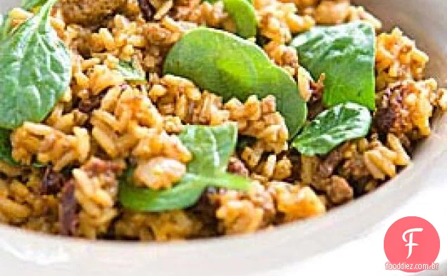 Chouriço E Arroz Com Tomate