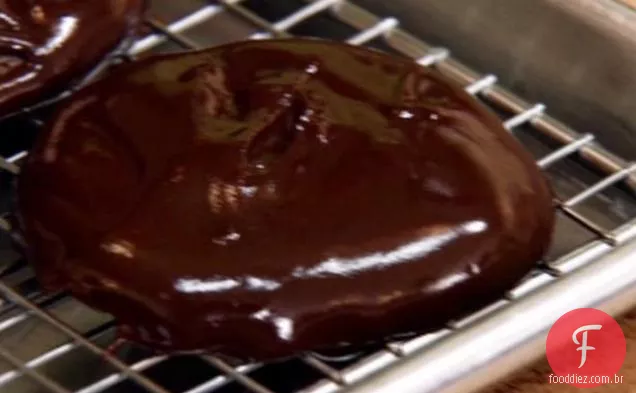 Biscoitos Mergulhados Em Chocolate