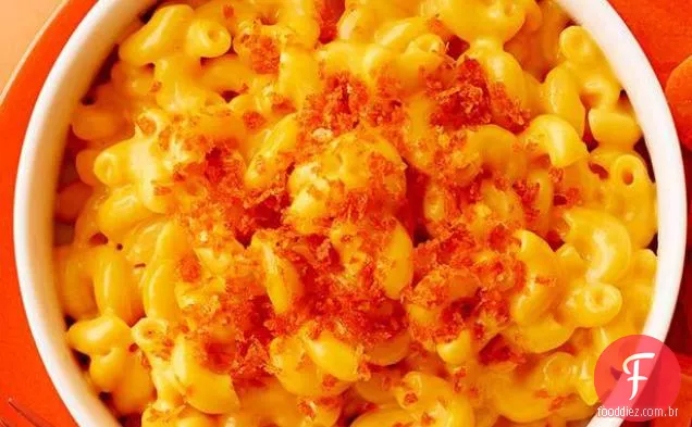 Mac e queijo com cobertura crocante