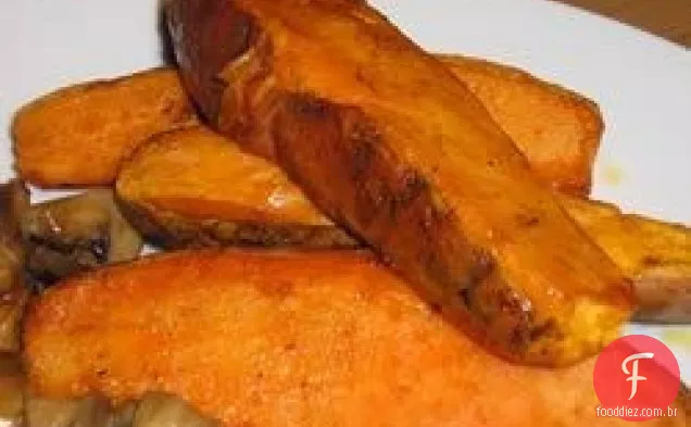 Varas De Batata Doce Assadas