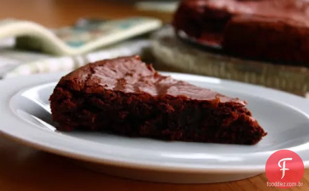 Chocolate Clementine Brownie Cake