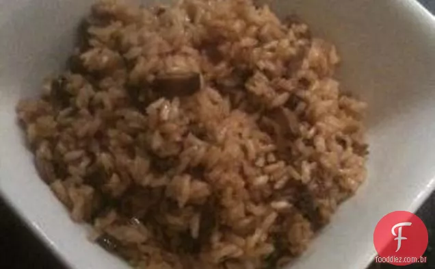 Arroz Integral Com Cogumelos