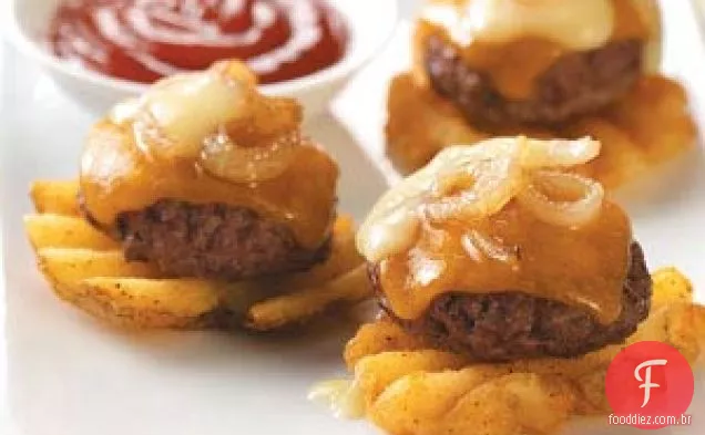 Mini-Burger Potato Bites