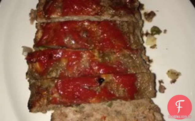Bolo de carne com salsicha italiana