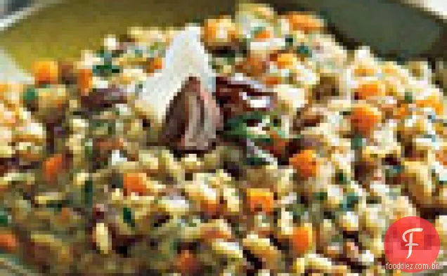 Risoto de castanha com abóbora