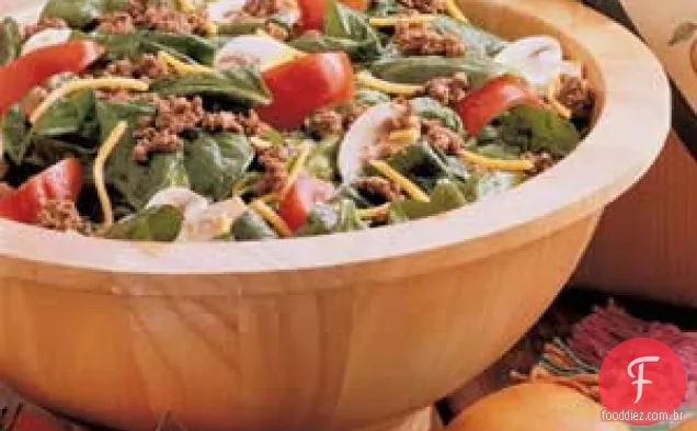Salada De Espinafre Saudável