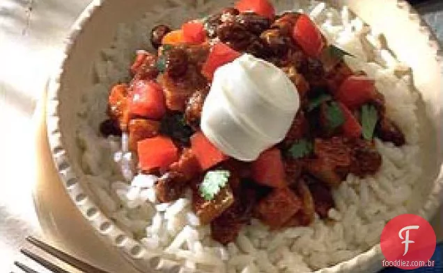 Chili Fácil Do Feijão Preto No Arroz