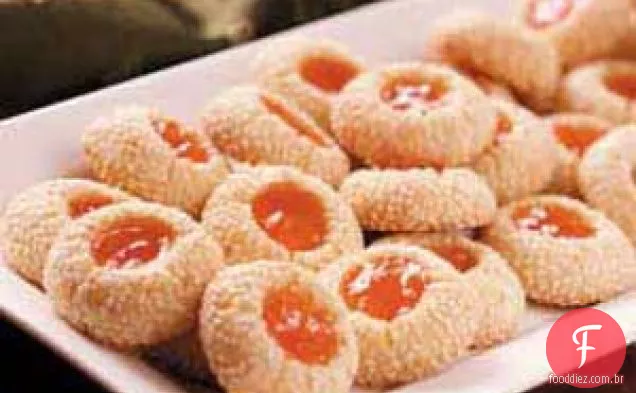 Biscoitos De Gergelim De Damasco