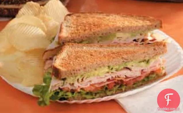 Guacamole Turkey BLT's