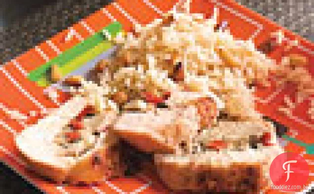 Pilaf de arroz com pinhões