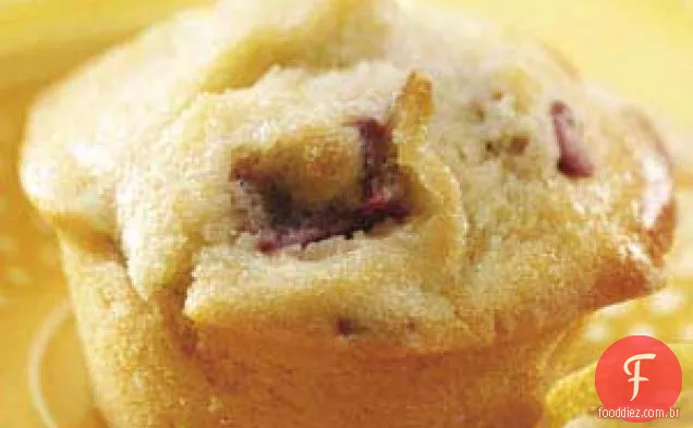Muffins De Limão Ruibarbo
