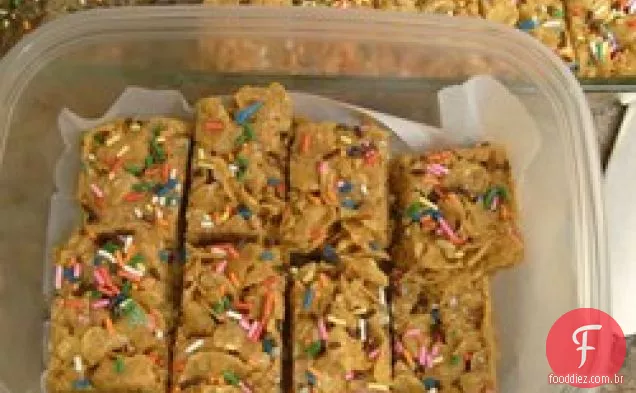 Manteiga De Amendoim Cornflake Crunch Bars
