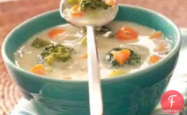 Sopa De Brócolis De Cenoura